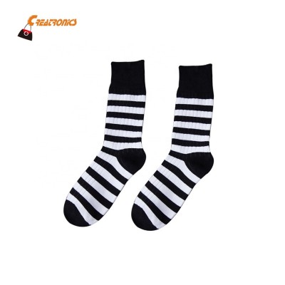 Striped Warm Fashion Winter Socks For Women Cotton Material